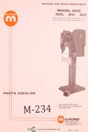 Milford-Milford Rivet 305, 310, 313, Riveter Parts Lists Manual Year (1987)-305-310-313-S305-S310-S313-01